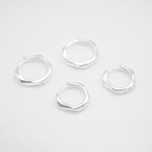 Load image into Gallery viewer, 925純銀|曲線耳扣 Curved Hoop Earrings|E377