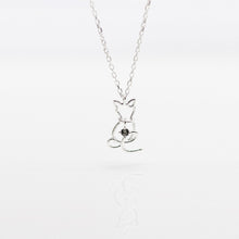 Load image into Gallery viewer, 925純銀|心動小貓項鍊 Kitten Heartbeat Necklace|N238
