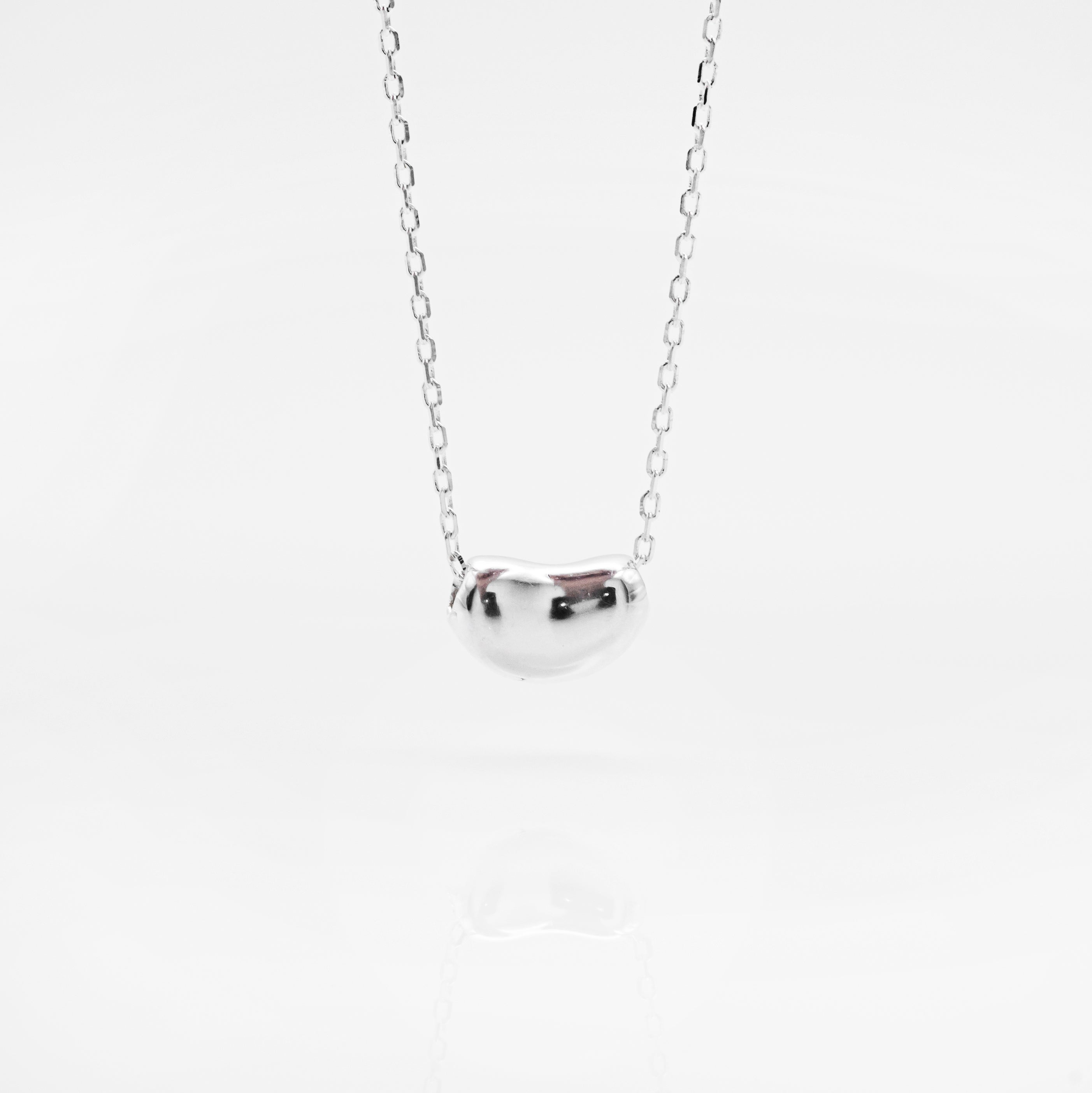 925純銀小豆豆項鍊 925 Sterling Silver Bean Necklace Ginkawa Design