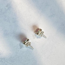 Load image into Gallery viewer, 925純銀|天然薔薇晶石耳環 Rose Quartz Earrings|E348