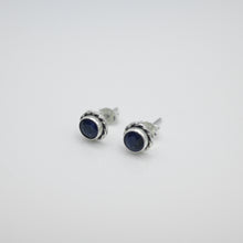 Load image into Gallery viewer, 925純銀|藍寶石耳環 Sapphire Earrings|E342