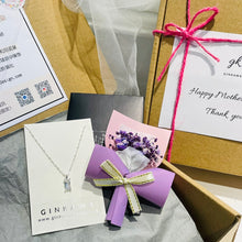 Load image into Gallery viewer, Option B of Ginkawa Mother's Day Giftbox 925 sterling silver Necklace 母親節純銀禮盒套裝