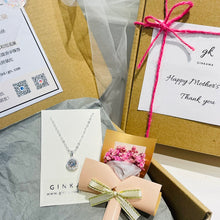 Load image into Gallery viewer, Option A of Ginkawa Mother's Day Giftbox 925 sterling silver Necklace 母親節純銀禮盒套裝
