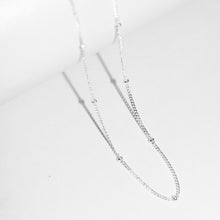 Load image into Gallery viewer, 鍊條配件｜925純銀細緻圓珠鍊 925 Sterling Silver Delicate Bead Chain Necklace
