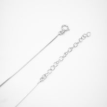 Load image into Gallery viewer, 925 sterling silver dancing bunny crystal necklace with adjustable extension chain.
unique design,romantic style,FashionJewelry,Timeless elegance,suitable for any occasion.925純銀舞動小兔水鑽項鍊，氣質精緻，犒賞自己的禮物，日常簡約搭配，清新風格，送給朋友的禮物，生日禮物推薦。

