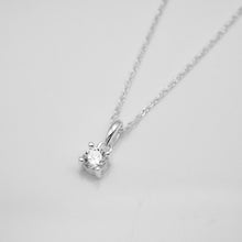 Load image into Gallery viewer, 925純銀｜經典小圓鑽項鍊 Classic Round Crystal Necklace ｜N275
