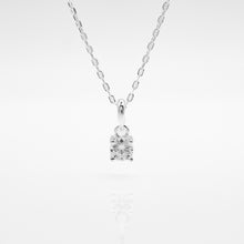 Load image into Gallery viewer, 925純銀｜經典小圓鑽項鍊 Classic Round Crystal Necklace ｜N275
