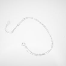 Load image into Gallery viewer, 925 sterling silver stacked ball &amp; snake chain bracelet with adjustable extension chain.
gift for her,wear every day,Chinese Valentine's Day,woman’s day,suitable for everyone.925 純銀雙層蛇骨圓珠手鍊，百搭單品，率性精緻，母親節禮物推薦，疊戴設計，日常配件。

