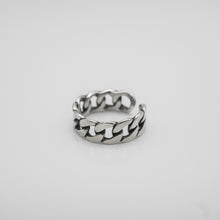 Load image into Gallery viewer, 925 sterling silver braid tail ring open ring with adjustable size. simple design,daily jewelry,suitable for any occasion,FashionJewelry,unisex accessories,Teacher’s Day gift.925 純銀編織開口尾戒，簡約百搭，犒賞自己的禮物，適合天天配戴，周年紀念禮物，送給朋友的生日禮物，交換禮物推薦。
