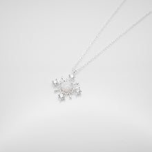 Load image into Gallery viewer, 925 sterling silver opal wreath necklace with adjustable extension chain. christmas accessories,FashionJewelry,unique design,suitable for traveling,christmas gift exchange.925 花圈蛋白石項鍊，聖誕飾品，聖誕交換禮物，優雅氣質，約會穿搭，閨蜜禮物，交歡禮物推薦，母親節禮物。
