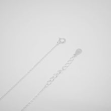 Load image into Gallery viewer, 925 sterling silver rose mussel pearl necklace with adjustable extension chain. Fashion Jewelry Gift,popular style,temperament fashion,wedding Jewelry,suitable for girls.925純銀玫瑰小珍珠項鍊，閨蜜禮物，質感氣質，婚禮飾品，告白禮物，生日送禮推薦，情人節驚喜，母親節禮物。
