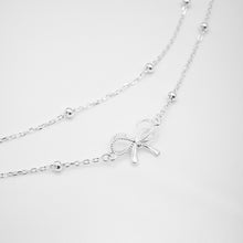 Load image into Gallery viewer, 925純銀｜雙蝴蝶結手鍊 Double Bowknot Bracelet｜B131
