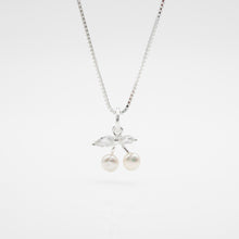 Load image into Gallery viewer, 925純銀｜珍珠小櫻桃項鍊 Mussel Pearl Cherry Necklace｜N222
