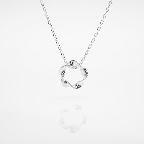 925 sterling silver twisted wreath necklace with adjustable extension chain. popular style,unique design,for best friend,delicate gift,temperament fashion,suitable for any occasion.925純銀扭紋花圈項鍊，優雅氣質，簡約迷人，日常搭配，周年紀念禮物，交換禮物，適合各種場合，生日禮物首選，定情禮物，母親節禮物。