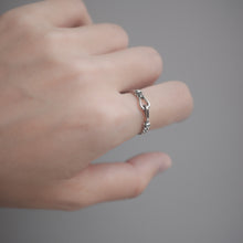 Load image into Gallery viewer, 925純銀｜繩扣開口戒 Rope Buckle Rings｜R430
