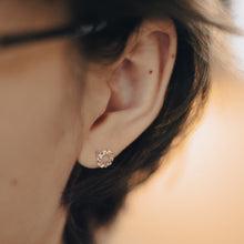 Load image into Gallery viewer, 925 sterling silver Hypoallergenic it’s suitable for sensitive skin. popular style,best gift for birthday,shiny accessories,FashionJewelry,suitable for any occasion.925純銀切面圓片轉珠耳環 ，抗敏感耳環，日常搭配推薦、率性風格、經典簡約風格、交換禮物推薦、適合任何場合配戴。
