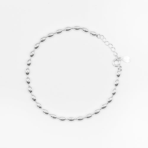 可愛風格925純銀小雨點手鏈，最適合日常配搭或生日禮物。Very Cute Raindrop Bracelet in 925 Sterling Silver. Basic bracelet which can mix and match all of your daily dress. Best gift for BFF, birthday and new year.