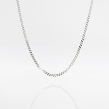Load image into Gallery viewer, Beautiful Classic 925 sterling silver Chain for daily wear, party accessories, best gift for birthday,Valentine&#39;s Day,classic design,women’s day. This is the best gift for Mother&#39;s day and birthday. 925 純銀經典圓弧素項鍊，時尚百搭款式，獨特風格，適合日常搭配，情人節禮物，畢業禮物，高級質感好搭配。
