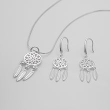 Load image into Gallery viewer, 925純銀｜捕夢網耳環 Dream Catcher Earrings｜E313
